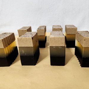 3 Layer Honey Charcoal Coffee Soap